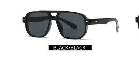 (6 Pack) Flat-top Aviator Sunglasses 6061