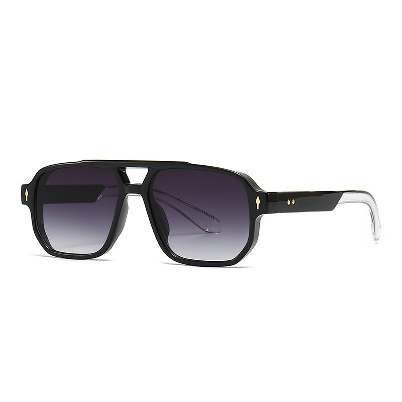 (6 Pack) Flat-top Aviator Sunglasses 6061