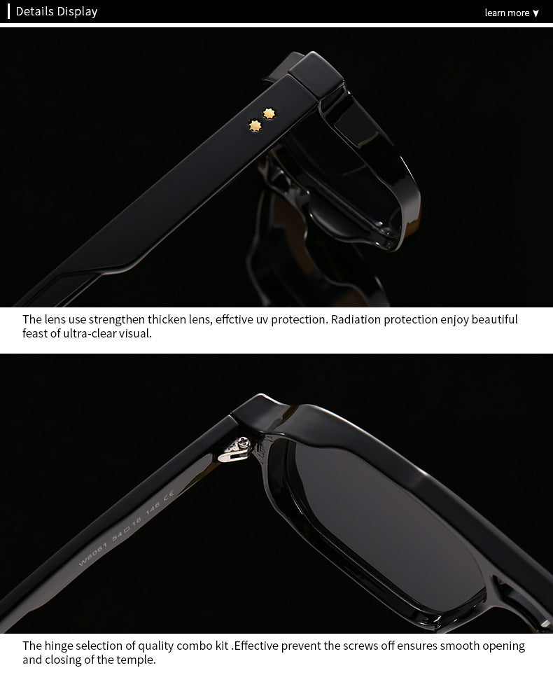 (6 Pack) Flat-top Aviator Sunglasses 6061