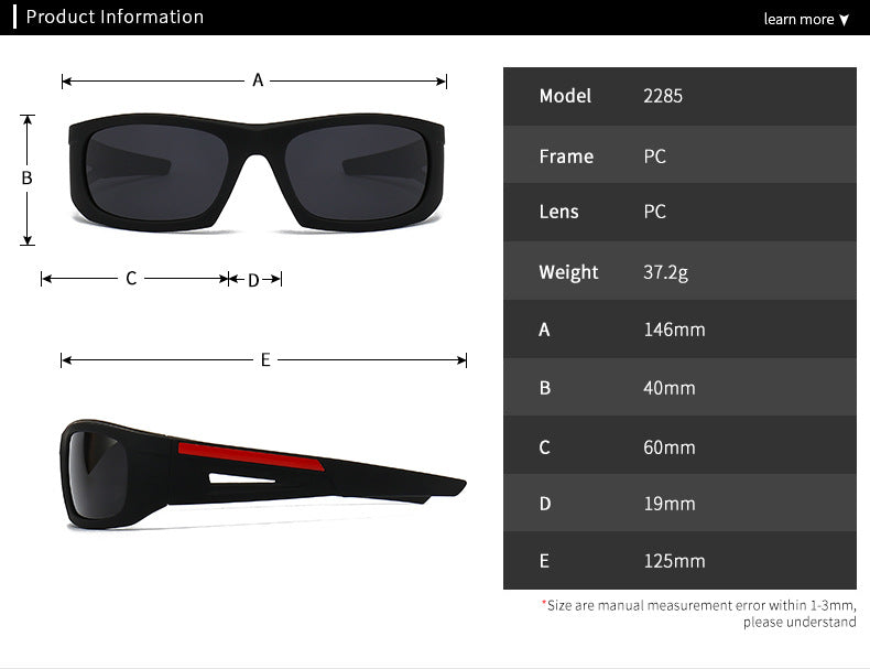 (6 Pack) Polarized Sunglasses 2285