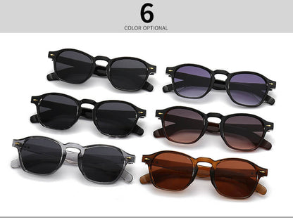 (6 Pack) Retro Round Plastic Sunglasses 6013