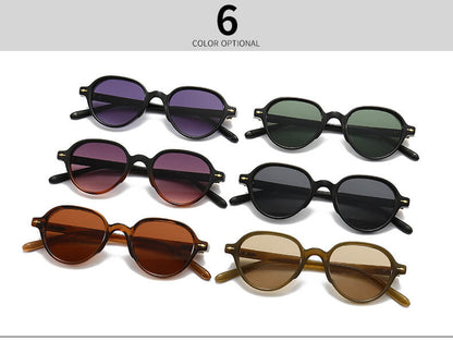 (6 Pack) Round Plastic Sunglasses 6036