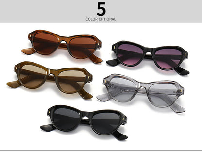 (6 Pack) Plastic Cat Eye Sunglasses 6032