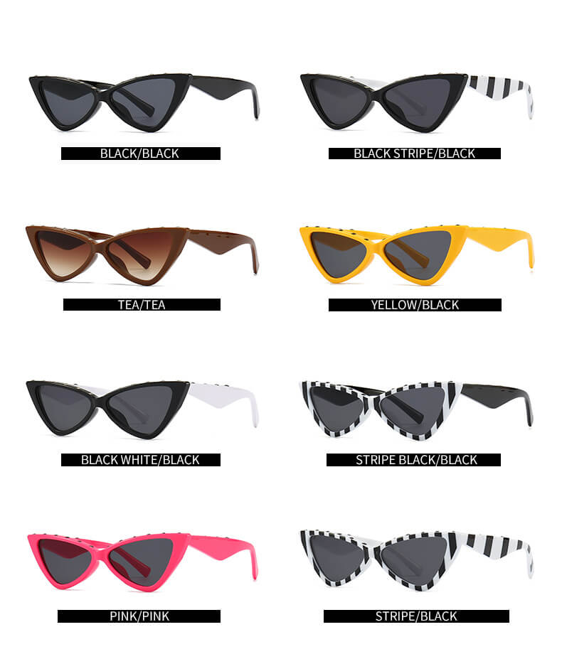 (6 Pack) Cat eye Sunglasses 1038