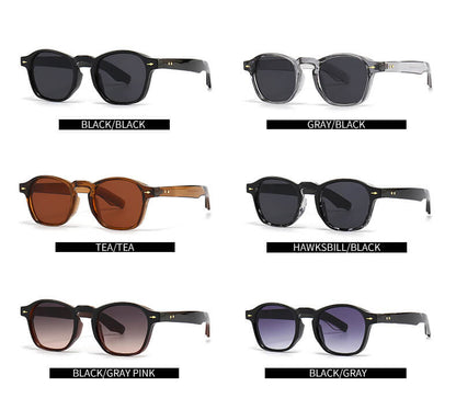 (6 Pack) Retro Round Plastic Sunglasses 6013