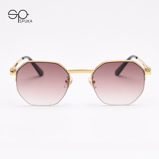 (6 Pack) Half-Frame Sunglasses D075