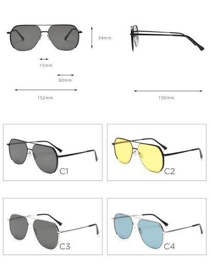 (6 Pack) Metal Nylon Sunglasses JS2265