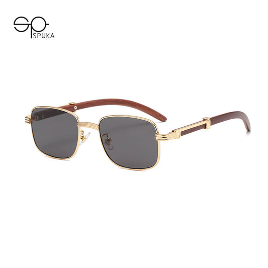 (6 Pack) Metal Square Sunglasses D883