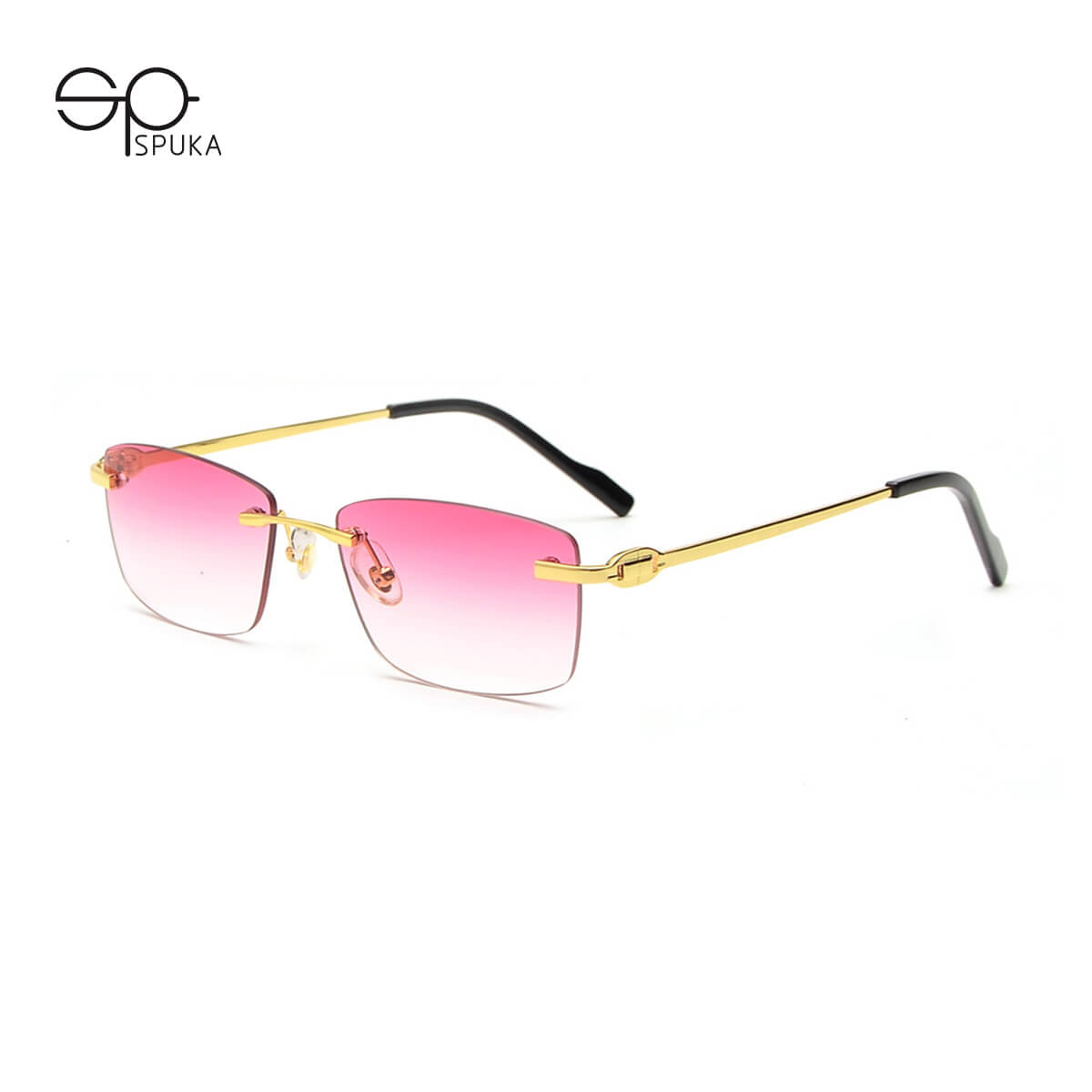 (6 Pack) Rimless Sunglasses 2004