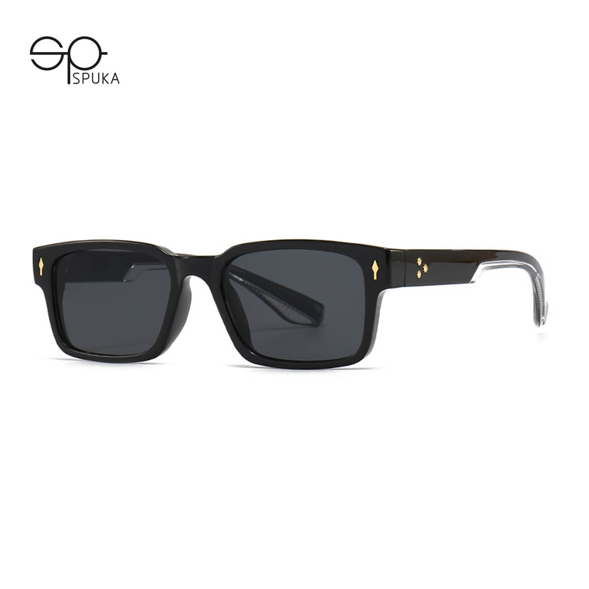 (6 Pack) Square Plastic Sunglasses 6041