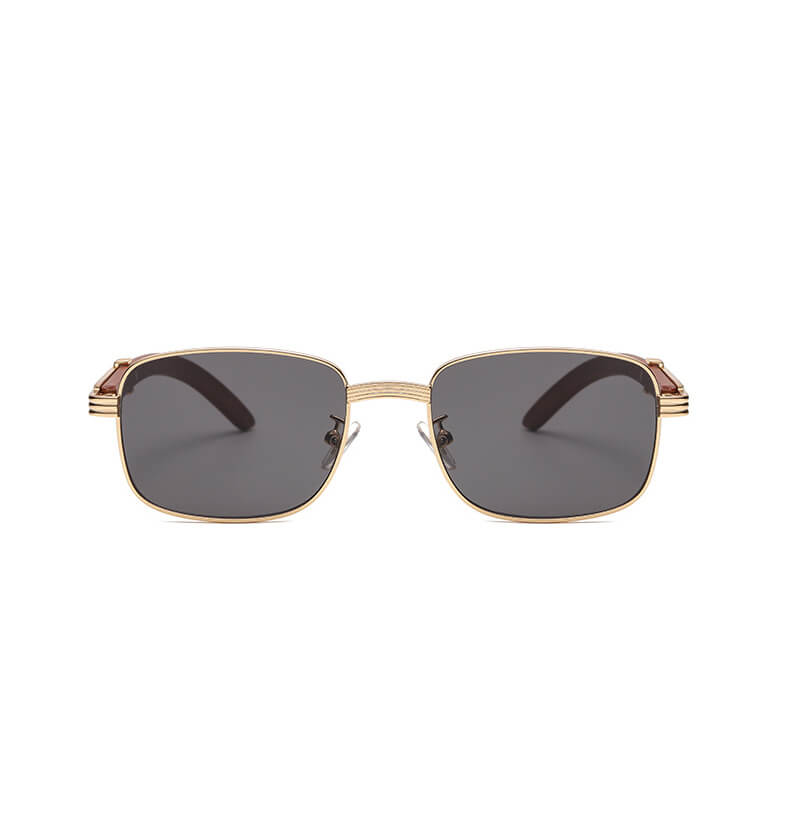 (6 Pack) Metal Square Sunglasses D883