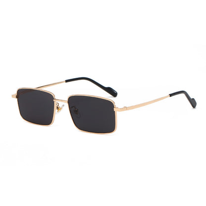 (6 Pack) Rectangular Metal Sunglasses S715