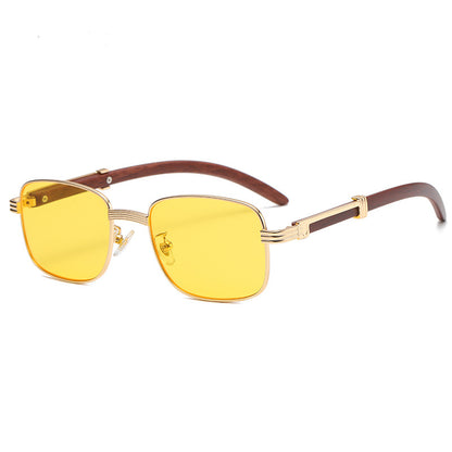 (6 Pack) Metal Square Sunglasses D883