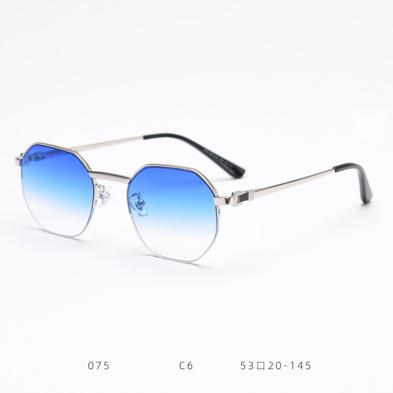 (6 Pack) Half-Frame Sunglasses D075