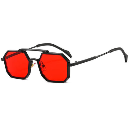 (6 Pack) Square Metal Sunglasses 22033