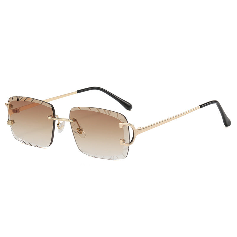 (6 Pack) Rimless Sunglasses 6018