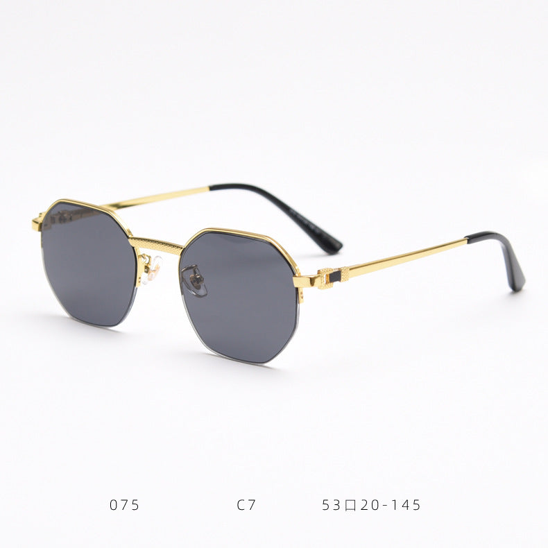 (6 Pack) Half-Frame Sunglasses D075