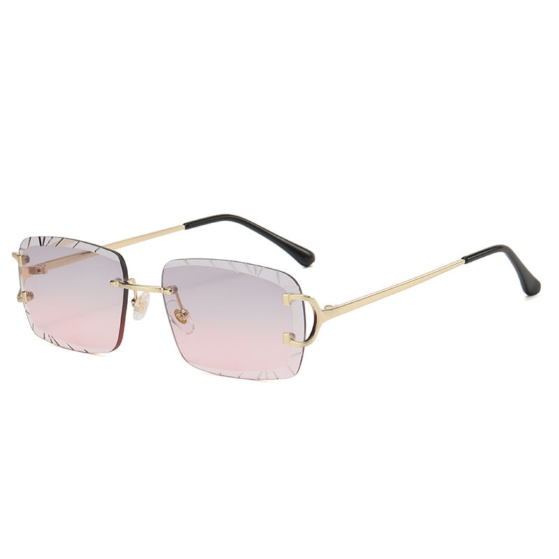 (6 Pack) Rimless Sunglasses 6018