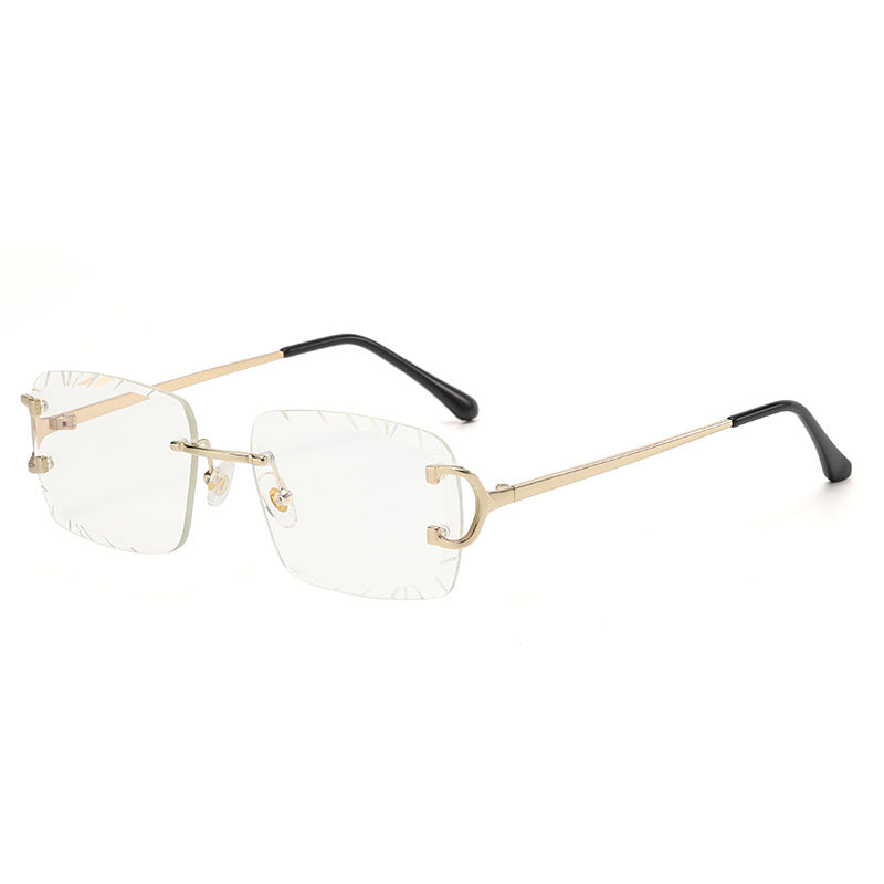 (6 Pack) Rimless Sunglasses 6018