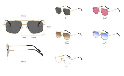 (6 Pack) Metal Sunglasses S708