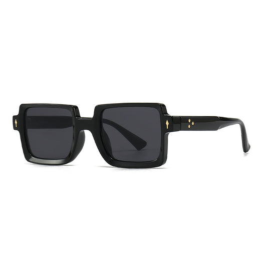 (6 Pack) Square Rivets Sunglasses 3416