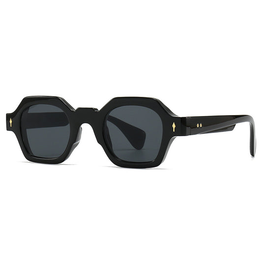 (6 Pack) Hexagonal Rivets Sunglasses 6057