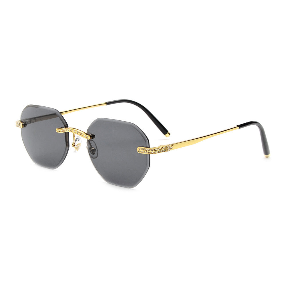 2015 Rimless Rhinestone Sunglasses(9 colors)
