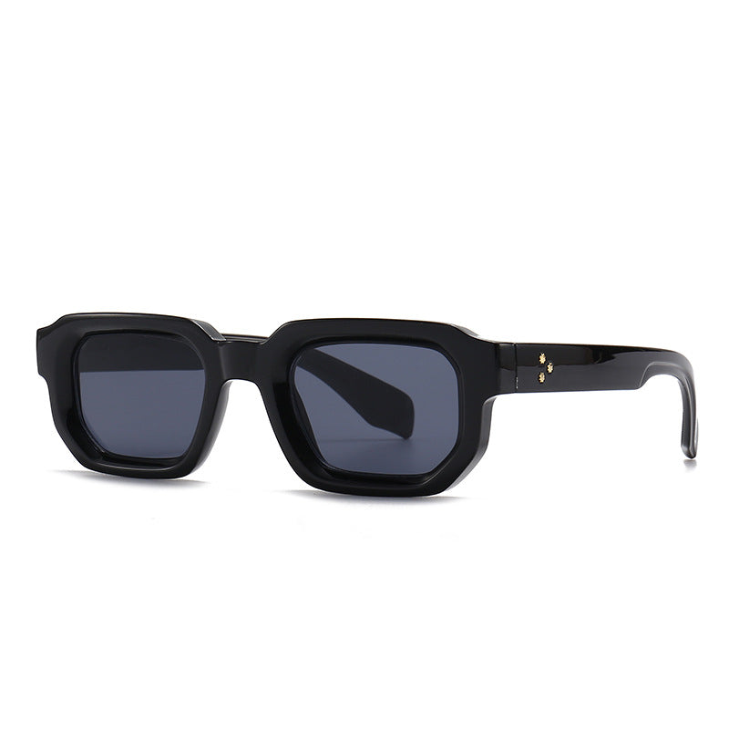 (6 Pack) Square Rivets Sunglasses 35100