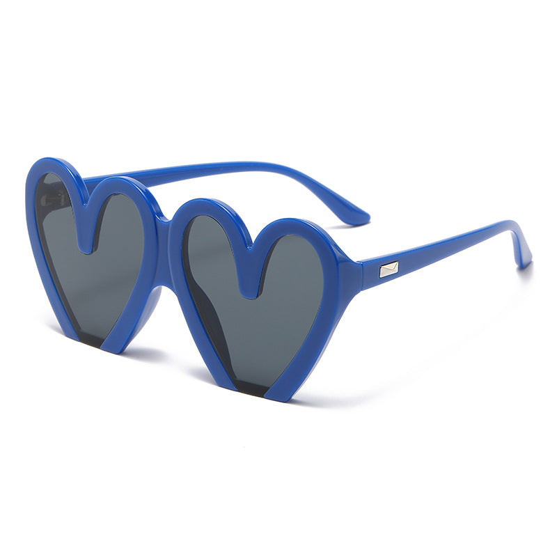 (6 Pack) Heart Shape Sunglasses 68159