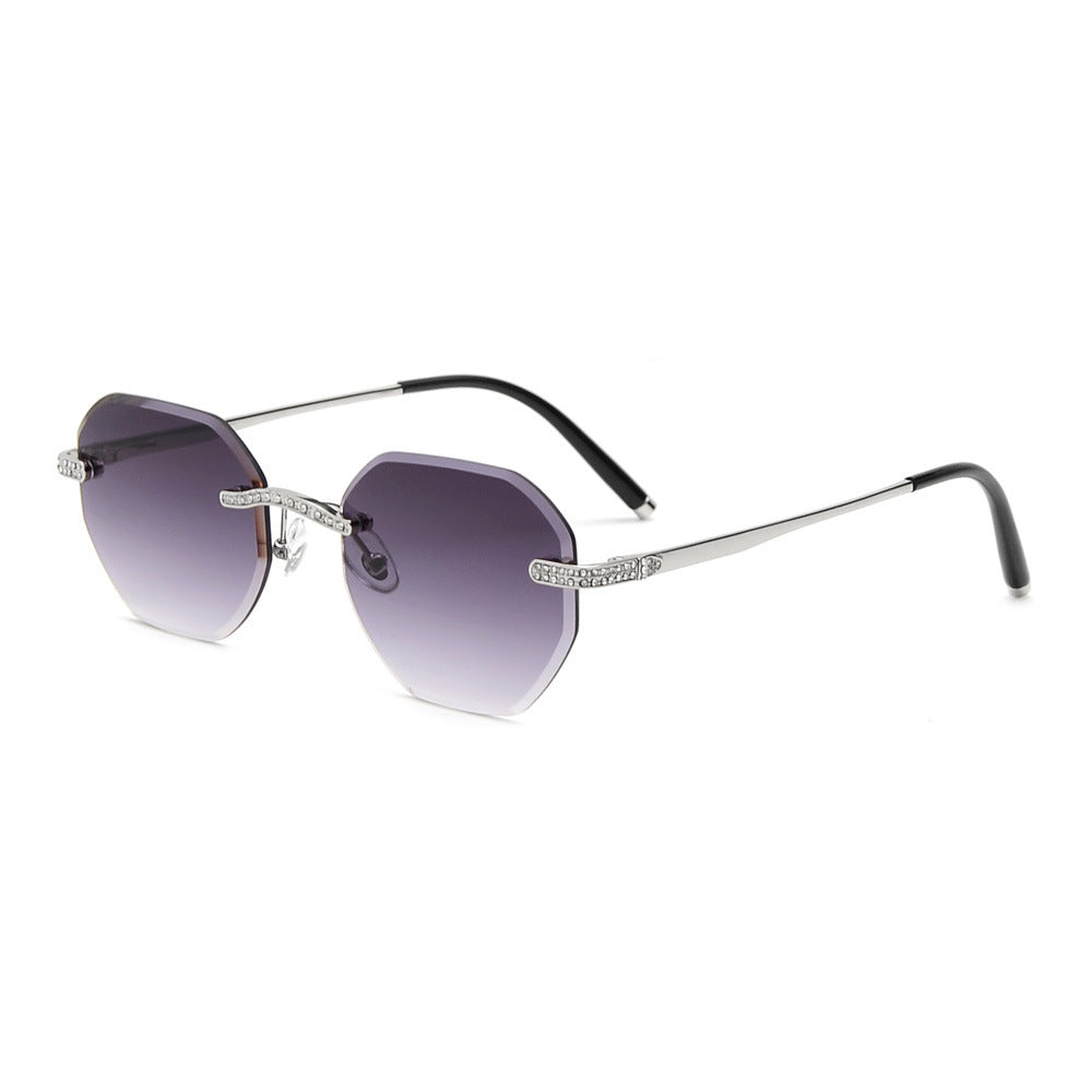 2015 Rimless Rhinestone Sunglasses(9 colors)