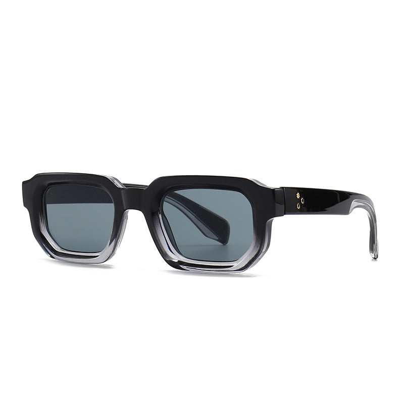 (6 Pack) Square Rivets Sunglasses 35100