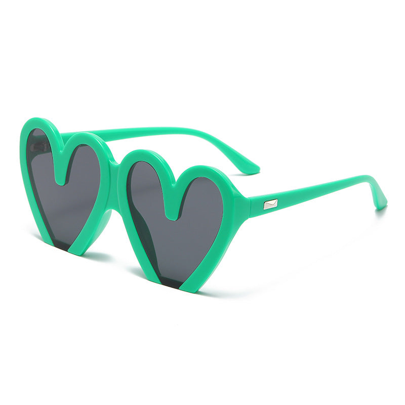 (6 Pack) Heart Shape Sunglasses 68159