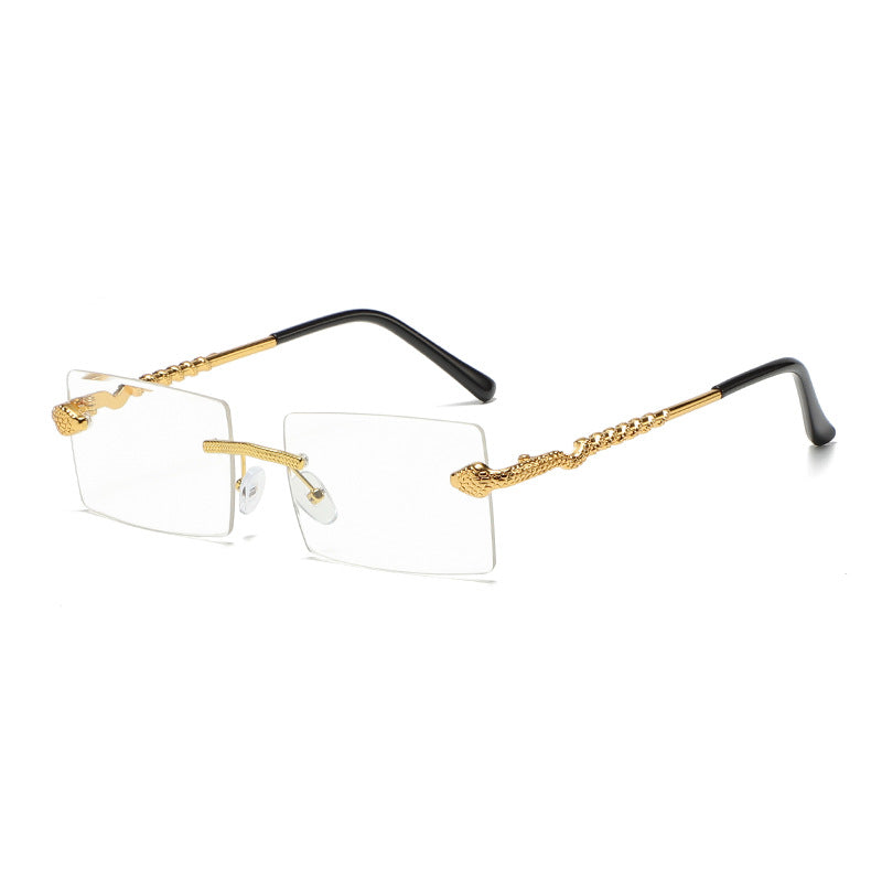 (6 Pack) Rimless Snake Sunglasses S2907