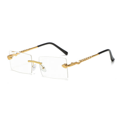 (6 Pack) Rimless Snake Sunglasses S2907