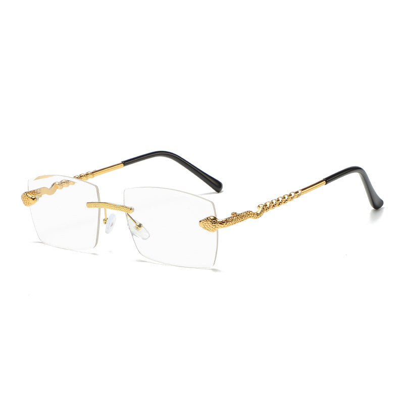 (6 Pack) Rimless Snake Sunglasses S2913