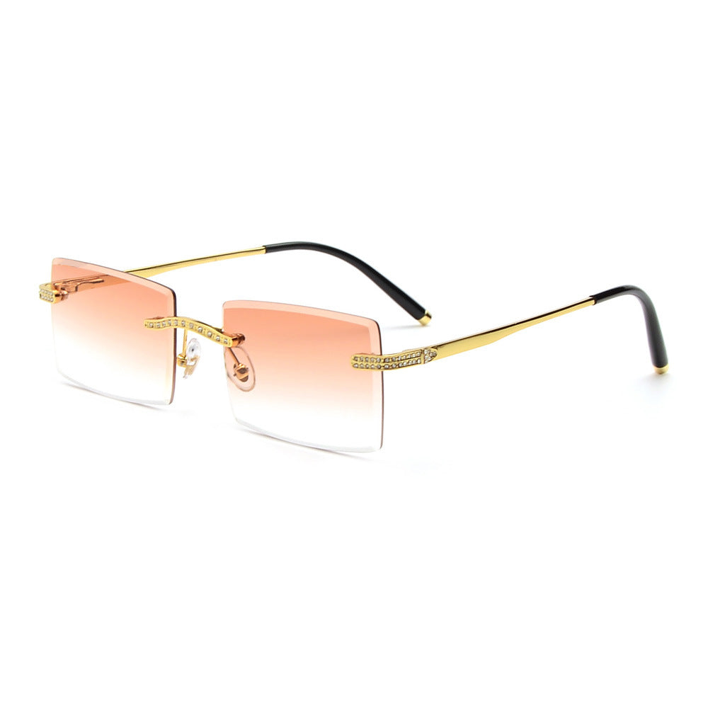 2016 Rimless Rhinestone Sunglasses(9 colors)