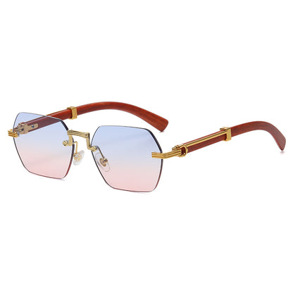 (6 Pack) Rimless Sunglasses 6022