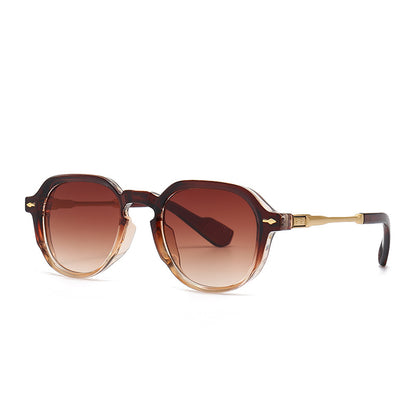 6068 Round Aviator Sunglasses