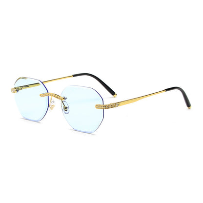 2015 Rimless Rhinestone Sunglasses(9 colors)