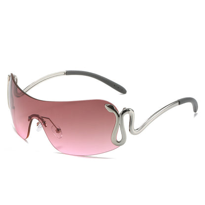 (6 Pack) Y2K Around Snake Sunglasses 3559