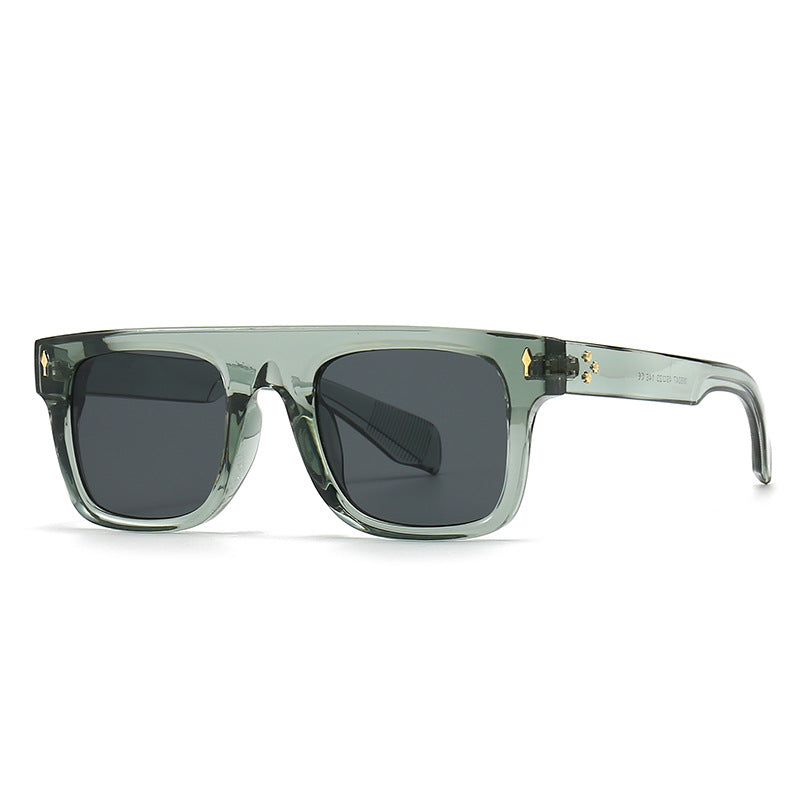 (6 Pack) Flat-top Square Sunglasses 6047