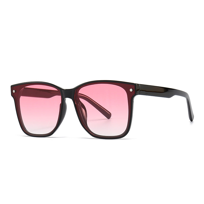 (6 Pack) Plastic Square Oversized Sunglasses 86617