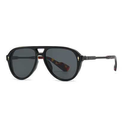 (6 Pack) Flat-top Aviator Sunglasses 6052