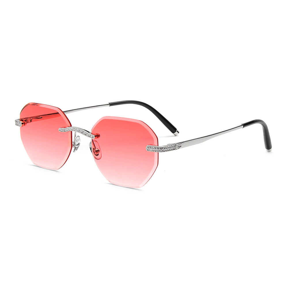 2015 Rimless Rhinestone Sunglasses(9 colors)