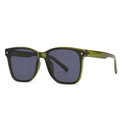 (6 Pack) Plastic Square Oversized Sunglasses 86617