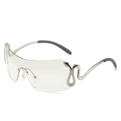 (6 Pack) Y2K Around Snake Sunglasses 3559
