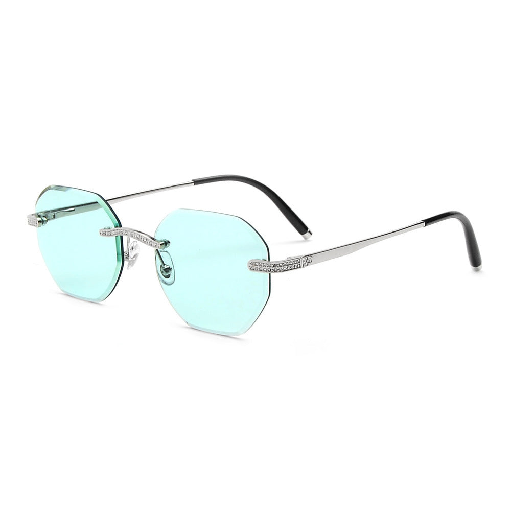 2015 Rimless Rhinestone Sunglasses(9 colors)