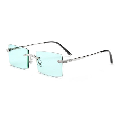 2016 Rimless Rhinestone Sunglasses(9 colors)