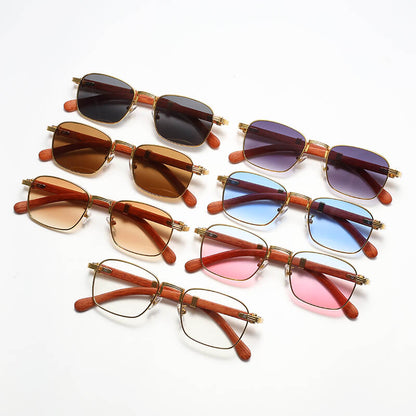 (6 Pack) Retro Metal Sunglasses 8037