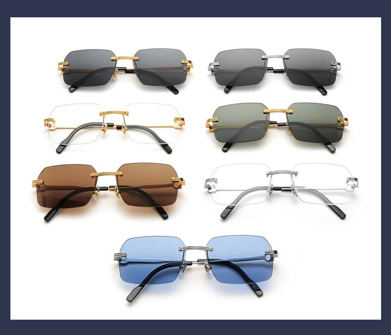 2006 Rimless Sunglasses(7 colors)